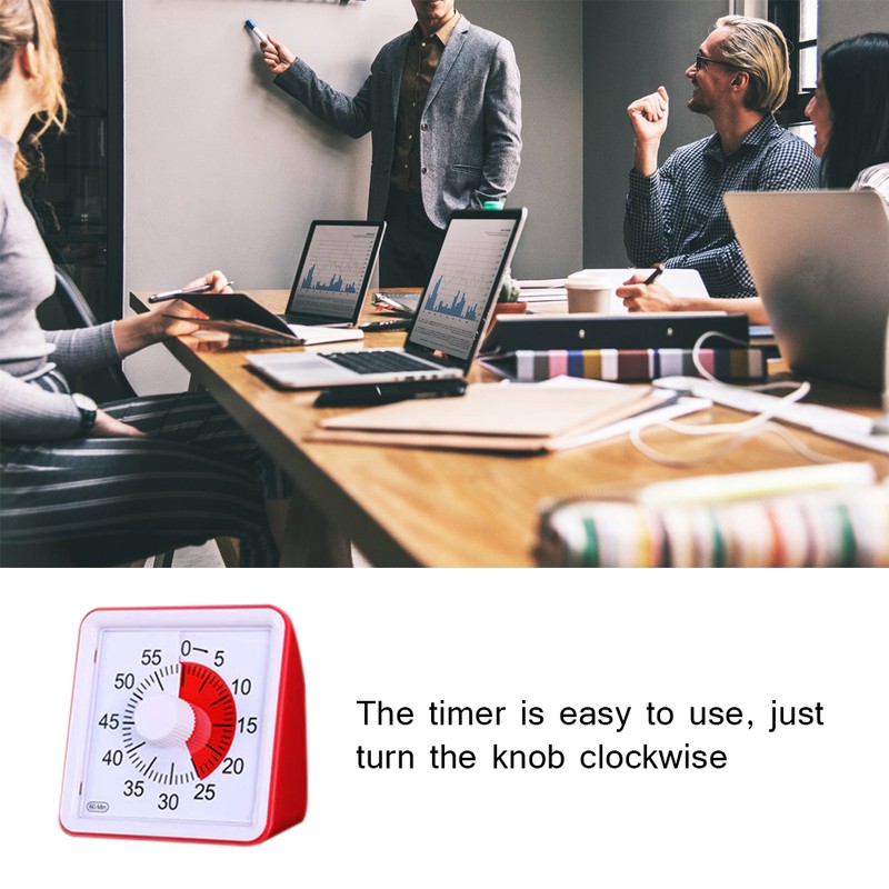 Visual Analog Timer Silent Countdown Classroom or Meeting Countdown Clock