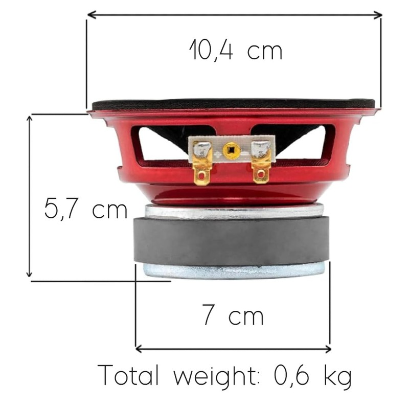 1 KIT SET FOR DS18 PRO-X4M 10 cm 100 mm
