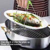 Eglaf 8Qt Stainless Steel Fish Steamer - Multi-Use Oval Cookware