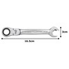 TONE Ratchet Ring Wrench Ratcheting Spanner Head Flex Head Set