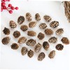 CAXUSD 100pcs Mini Pine Cone Decor Artificial Pine Cones for