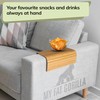 BAM BOO BOX - Sofa Arm tray, Bamboo Sofa tray,