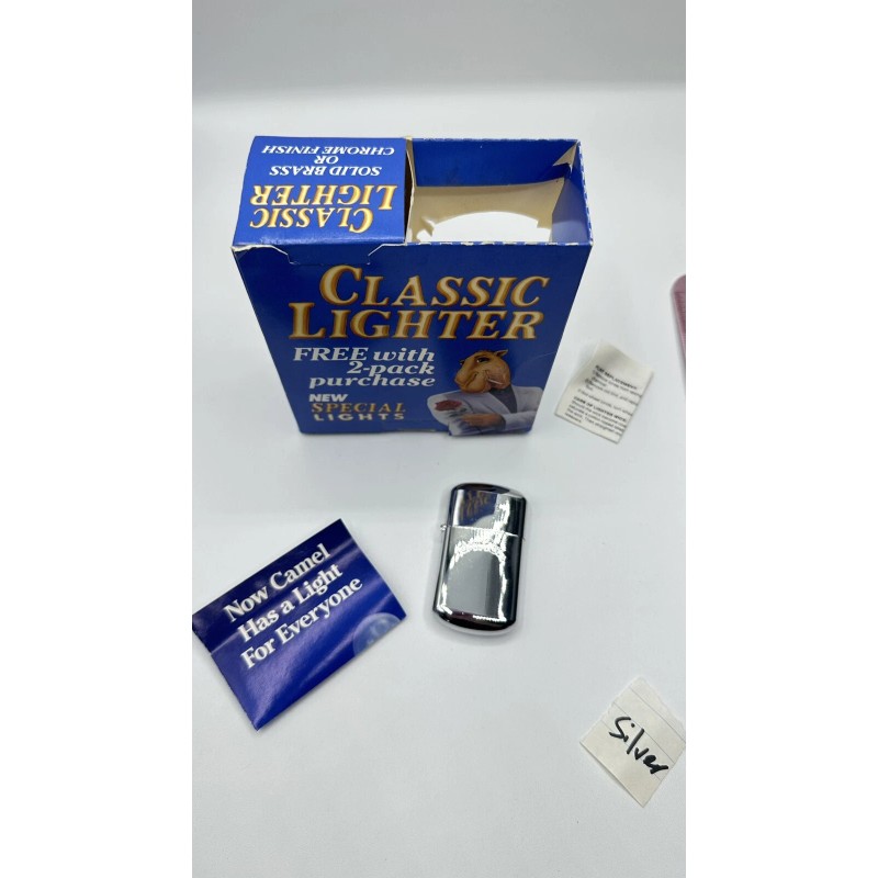 Camel New Vintage Camel CLASSIC LIGHTER CHROME Special Silver Lighter