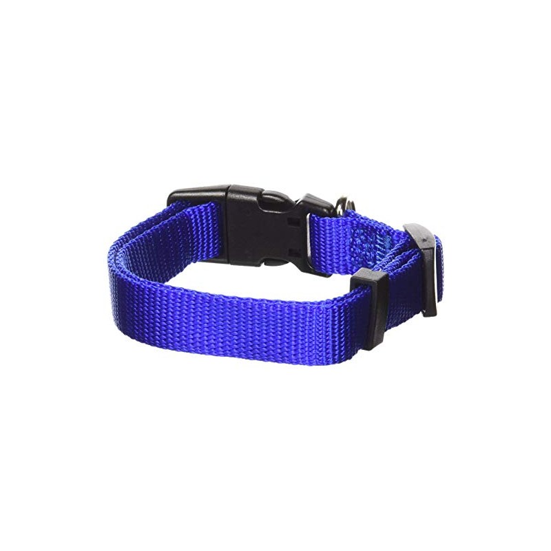 Petmate Adjustable Collar, 5/8 by 10 by 16-Inch, Blue