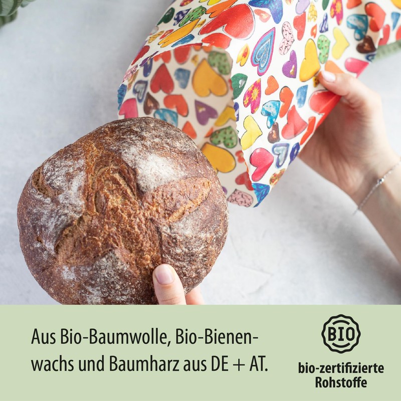little bee fresh Organic Beeswax Cloth Large Bag from Germany