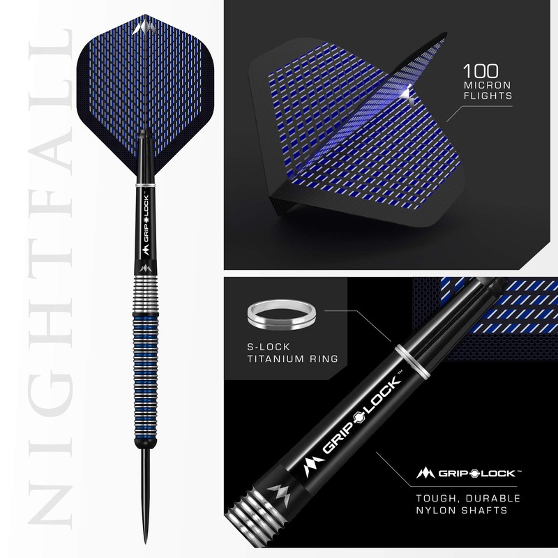 Mission Nightfall M3 90% Steel Darts 25 g