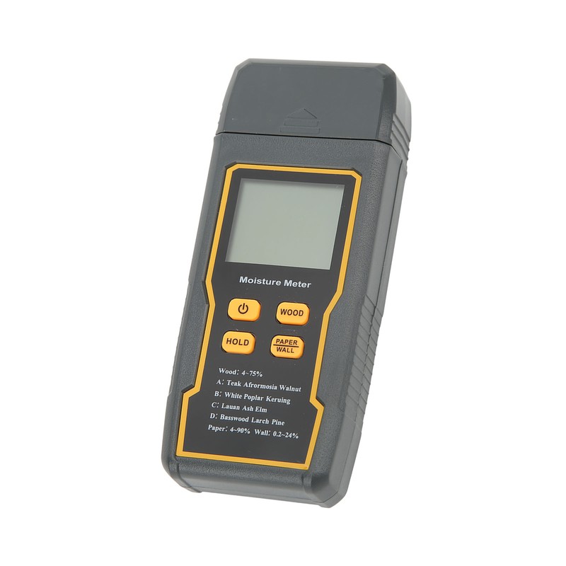 Pin Type Digital Moisture Meter 4 Measurement Modes Backlight LCD