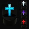 Sniggle Sloth Cross with Outline Christian 3D Illusion LED Night