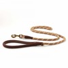 Reddy Tan Rope Dog Leash, 6 ft. Original, Tan.