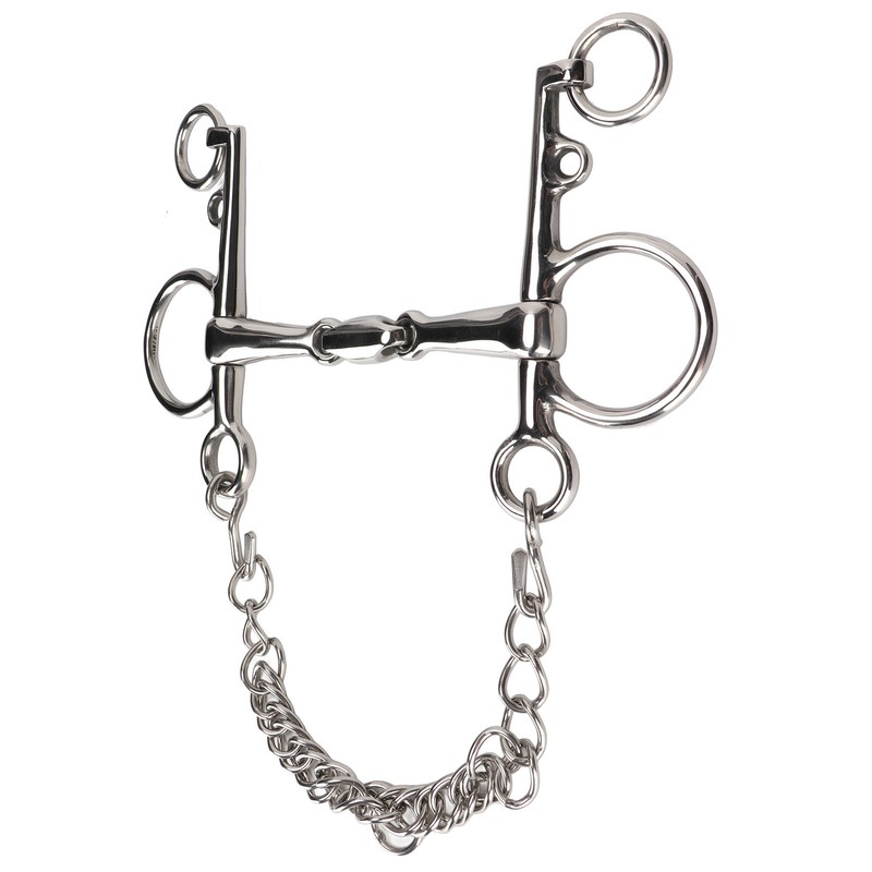 Stainless Steel Horse Pelham Bit Gnaw Resistant Ease of Control