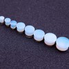 Pierced Art Trends Simple Flare Clear Opalite Moonstone Ear Plugs