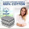 Towelogy® Premium Tea Towels for Kitchen 100% Cotton Lint Free