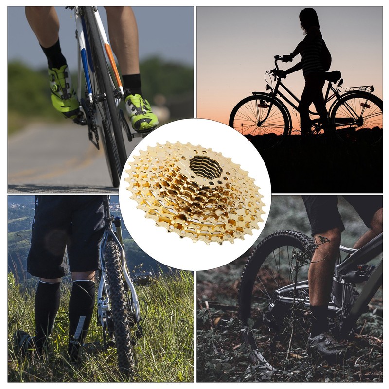 ZTTO Mountain Bike 10 Speed 11T‑36T Golden Bicycle Freewheel Accessory