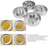 4Pcs Stainless Steel Cookie Cutter Set Biscuit Cutter Set Candy