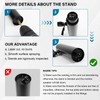 Vondynote Set of 2 Studio Monitor Stands Desktop Clamp Speaker