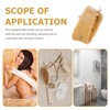 Healvian Loofah Sponge,Loofah Exfoliating Body Scrubber Loofa Body Sponge,Shower Sponge