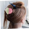 Ipetboom Fruit Strawberry Claw Clip Acrylic Hairpin for Girls Novelty