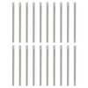 sourcing map 2x50mm 304 Stainless Steel Dowel Pins, 20Pcs Knurled