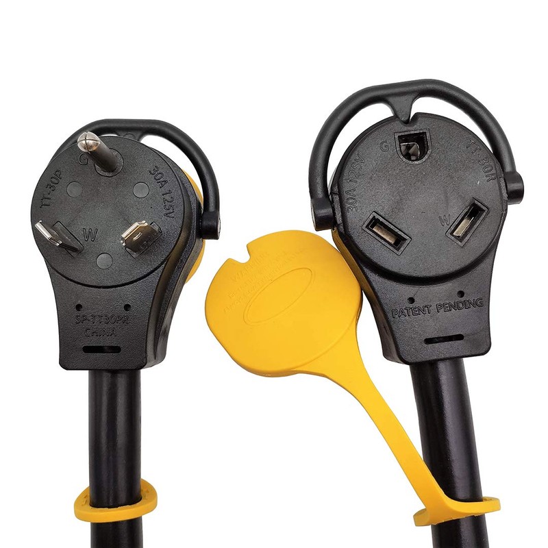 Parkworld 61179 RV 30A Locking Splitter Adapter Cord TT-30P to