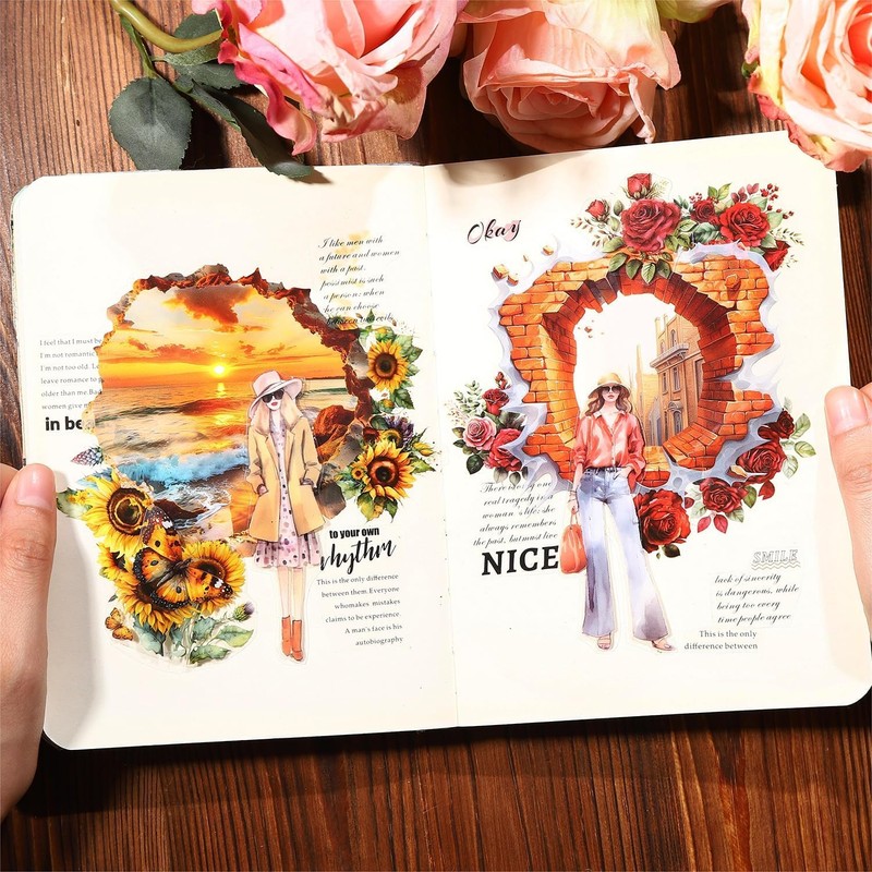 MisKepaa Scrapbooking Accessories Stickers Set