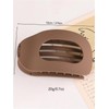 Elegant Matte Hair Clips for Women 4 Pack - Invisible