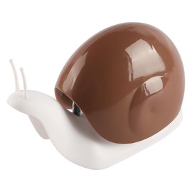 Sarini Snail Shape Soap Liquid Dispenser Sink Lotion Bottle Pressed Lotion Dispenser for Kitchen and Bathroom Brown Soap Pump Bottle for Hand Soap