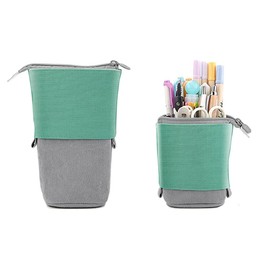 Exacompta Teksto 52650E Pencil Case Can Also Be Used as a Pencil Holder Made of Recycled Felt 17 x 13 cm 1 Piece Random Colour Pencil Case Ideal for School and University, Random Colour Choice, TEKSTO