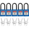 SAFBY Lockout Tagout Locks Loto Safety Padlock, Keyed Differently, OSHA