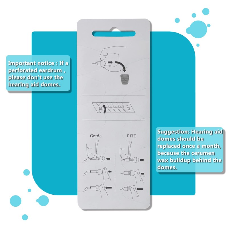 Hearing Aid Domes for Oticon Replacements,Oticon Minifit Double Vent Bass