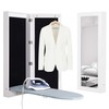 GLSCASA Slim Wall Mounted Ironing Board Cabinet, Foldable Ironing Board