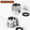 3 Pieces Faucet Adapter Set, CNYMANY Male Thread M20mm to