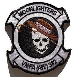 Squadron Nostalgia LLC VMFA(AW)-332 Moonlighters Patch – Sew on