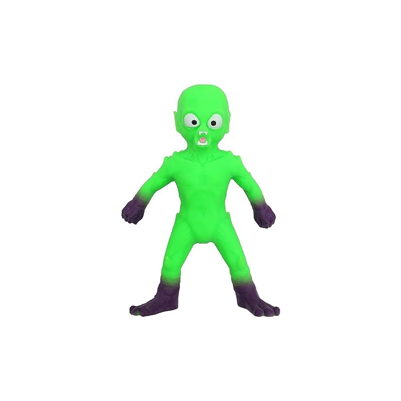 Ruz Flexors Figura de acción Estirable Aliens Series-Wrinn Verde, 15