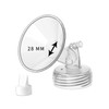 Fanmoom 28mm Wide Mouth Flanges Compatible with Spectra S1/S2 Breast