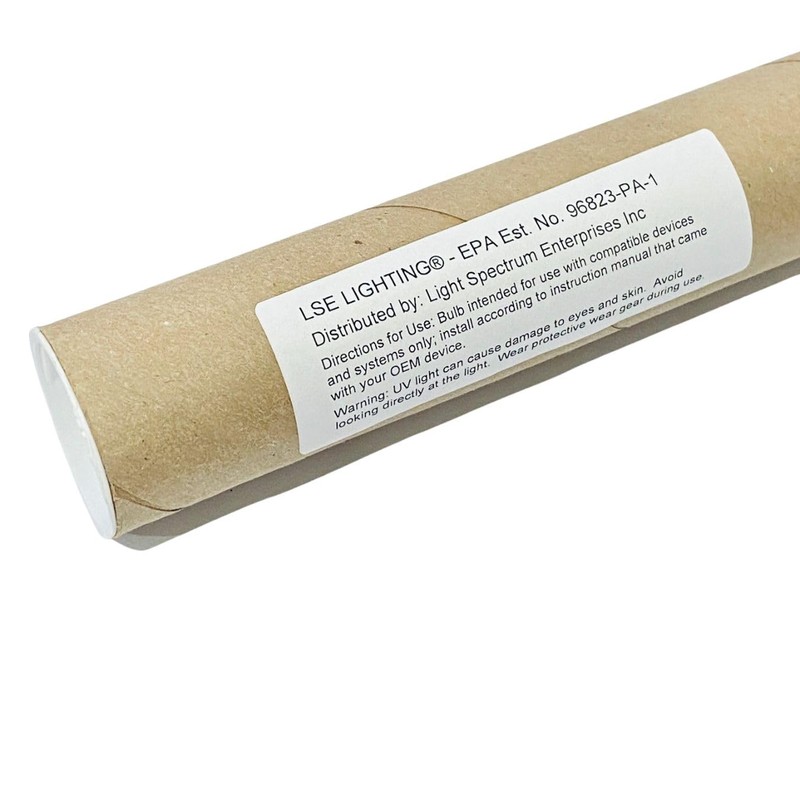 LSE Lighting Combo UV Bulb and Quartz Sleeve Compatible with