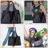 HENGBIRD 3 PCS Large Foldable Shopping Bag Water Resistant Shopping