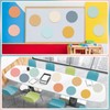 Lincia 24 Pack Colorful Erase Dots Circles 10.5 Inch Removable