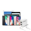 Esoulk 12W 2.4A Dual USB Travel Wall charger With 5FT