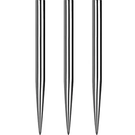 Mission Darts Glide Steel Tip Dart Points | Smooth Plain Spare Points, 32mm, Silver (#_1xX2426)
