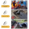 FEIMIRE Stainless Steel Culvert Cleaning Hand Tool, For cleaning a