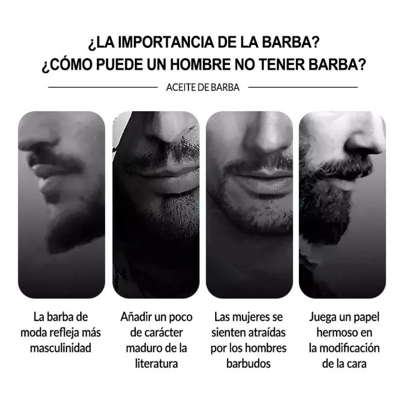 Mopoyat Aceite Natural Para Crecimiento La Barba Los Bigote