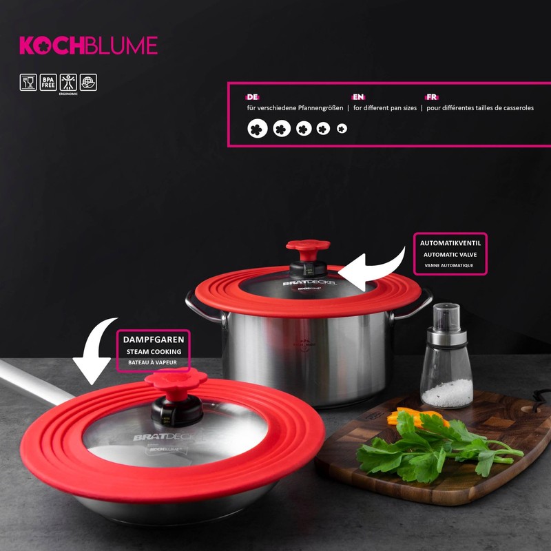 Kochblume Spill Stopper 876301 00–RD Red