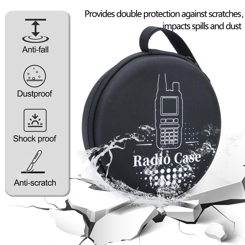 UV-5R MINI Ham Radio Carrying Case Walkie Talkie Case Holder