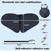 Desk Privacy Shade for Office Cubicles, 30.9in Foldable Cubicle Shield