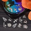 DanLingJewelry 100Pcs 10 Styles Egyptian Theme Antique Sliver Charms Pharaoh
