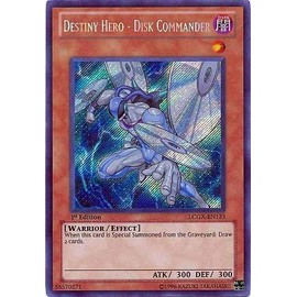 Yu-Gi-Oh! - Destiny HERO - Disk Commander LCGX-EN133 Secret Rare - Legendary Collection 2