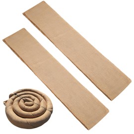 GliCraft 2 Pcs Empty Compost Filter Sock 8 Inch by 27 ft Sediment & Erosion Control Tubular Device Biodegradable Burlap Wattles, Logs & Composite Sock