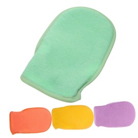 TOVINANNA Exfoliating Bath Gloves 4pcs Body Scrub Mitts Shower Gloves Gentle on Skin for Family Use