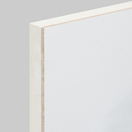 Ampersand Art Supply Wood Gesso Art Painting Panel: Canvas Texture, 6"x12", 3/4 Inch Cradled Profile