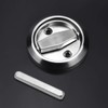 1 Pair Recessed Door Handle Round Flush Pull Handle Cabinet